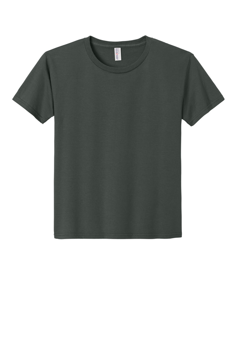 Jerzees Classics Youth Cotton T-Shirt - Charcoal Grey