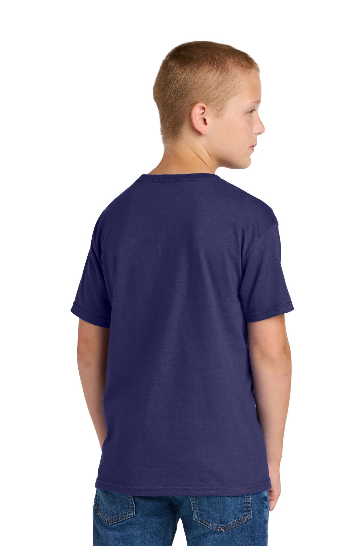 Jerzees Classics Youth Cotton T-Shirt - Deep Purple