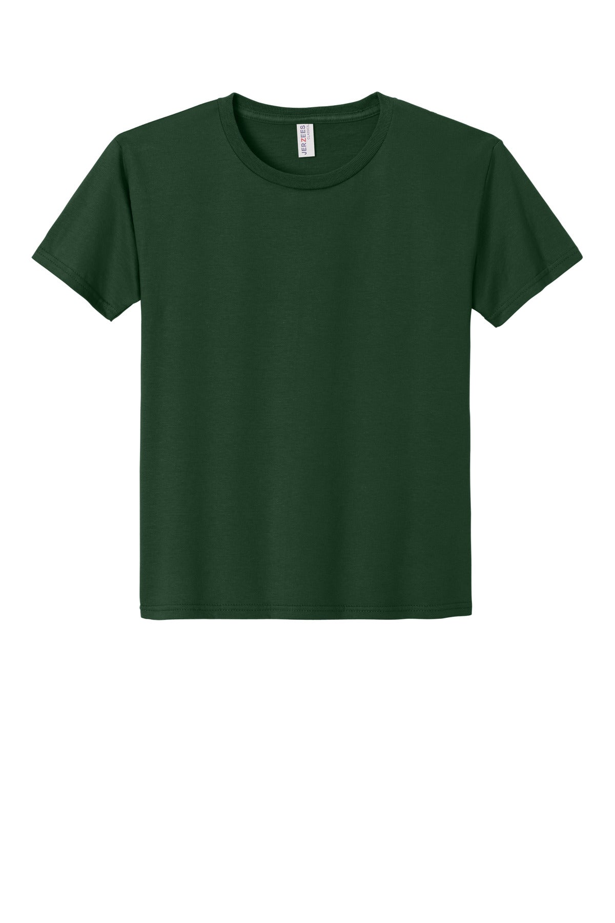 Jerzees Classics Youth Cotton T-Shirt - Forest Green