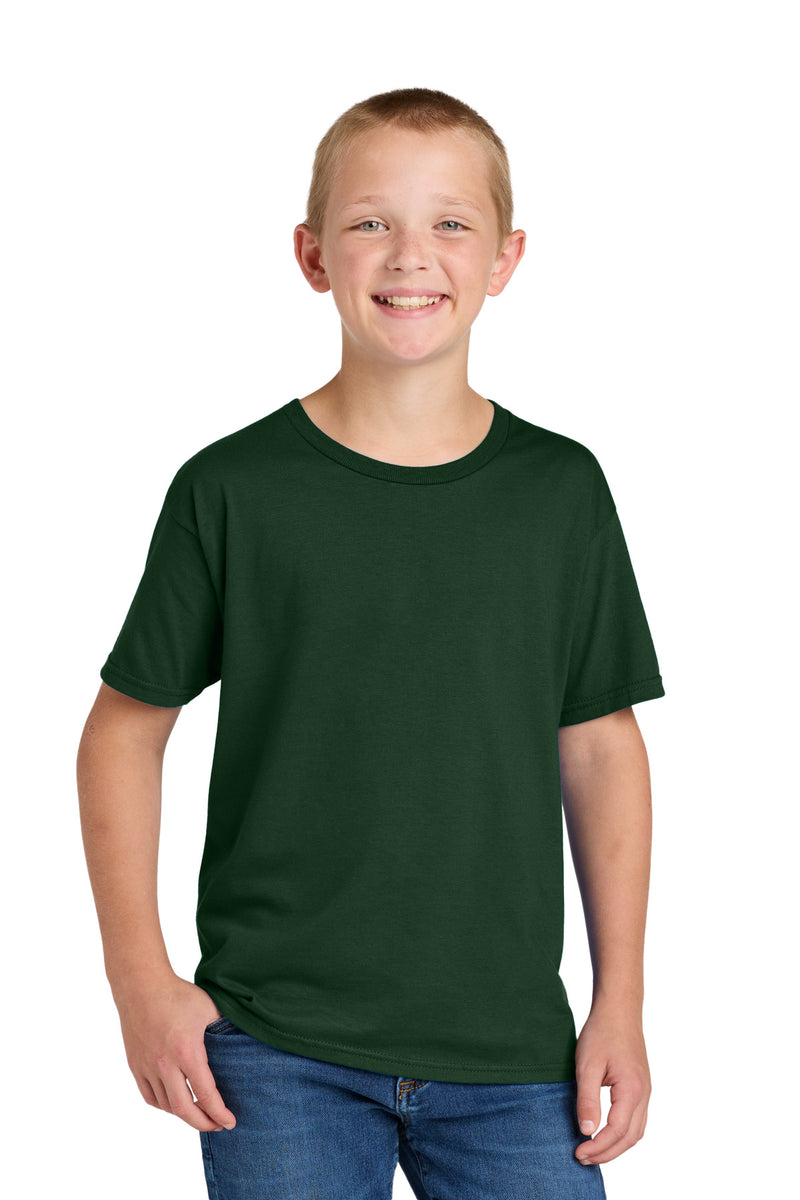 Jerzees Classics Youth Cotton T-Shirt - Forest Green