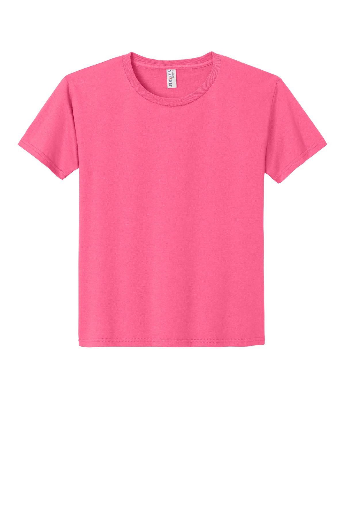 Jerzees Classics Youth Cotton T-Shirt - Neon Pink
