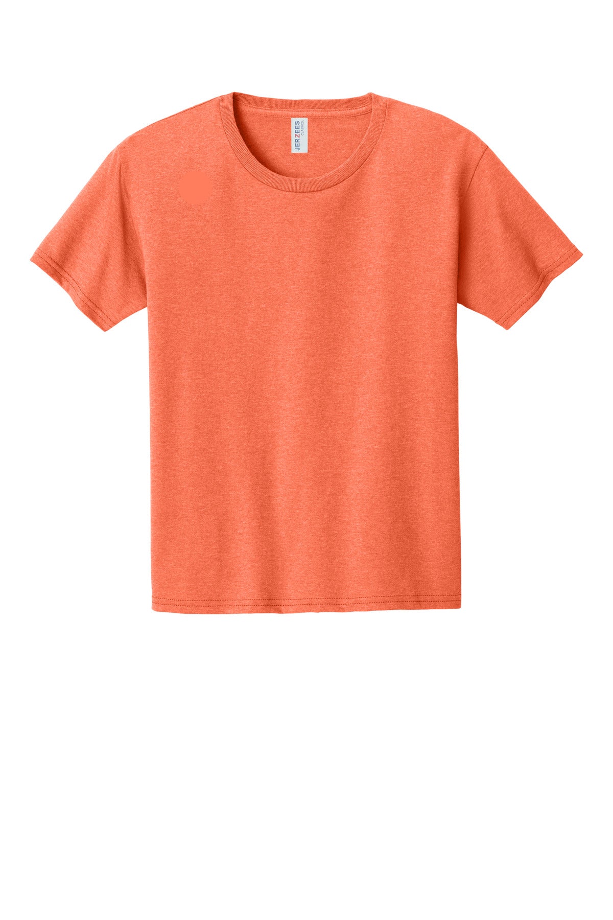 Jerzees Classics Youth Cotton T-Shirt - Retro Heather Coral