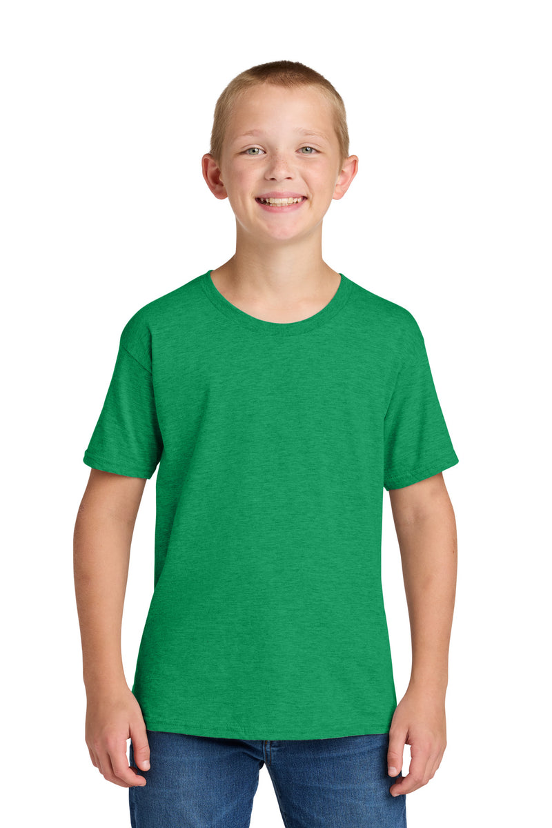 Jerzees Classics Youth Cotton T-Shirt - Retro Heather Green