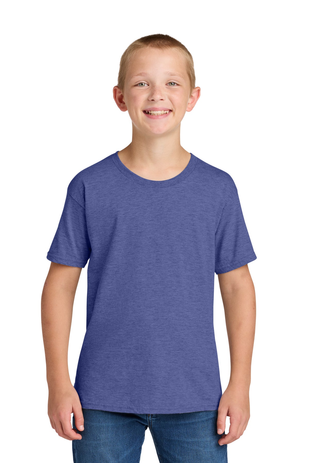 Jerzees Classics Youth Cotton T-Shirt - Retro Heather Purple