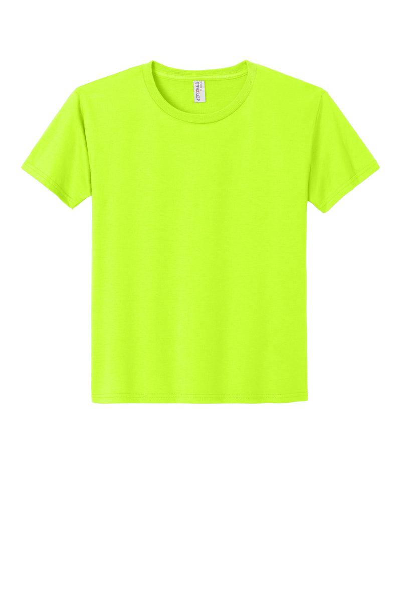 Jerzees Classics Youth Cotton T-Shirt - Safety Green