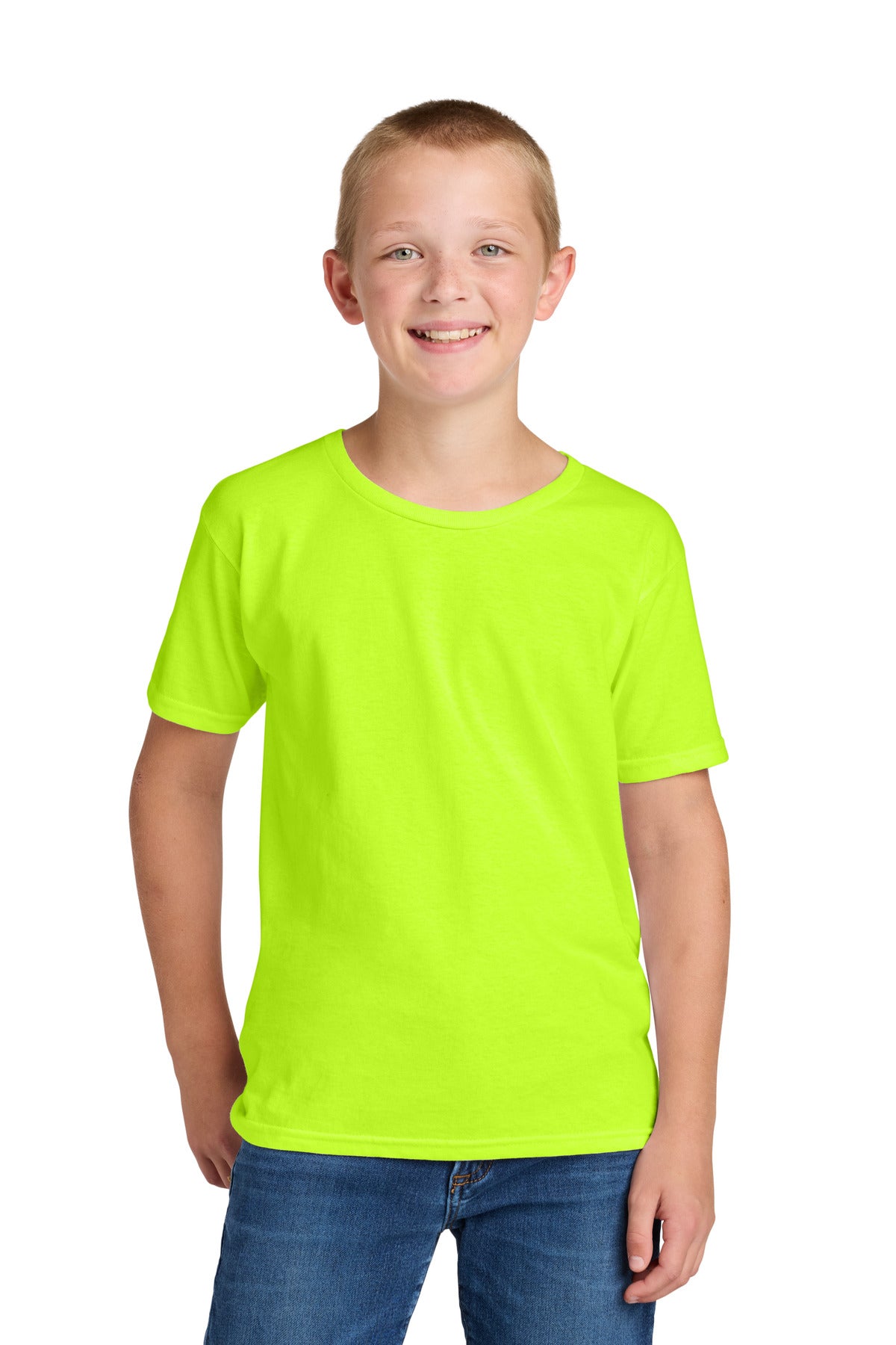 Jerzees Classics Youth Cotton T-Shirt - Safety Green