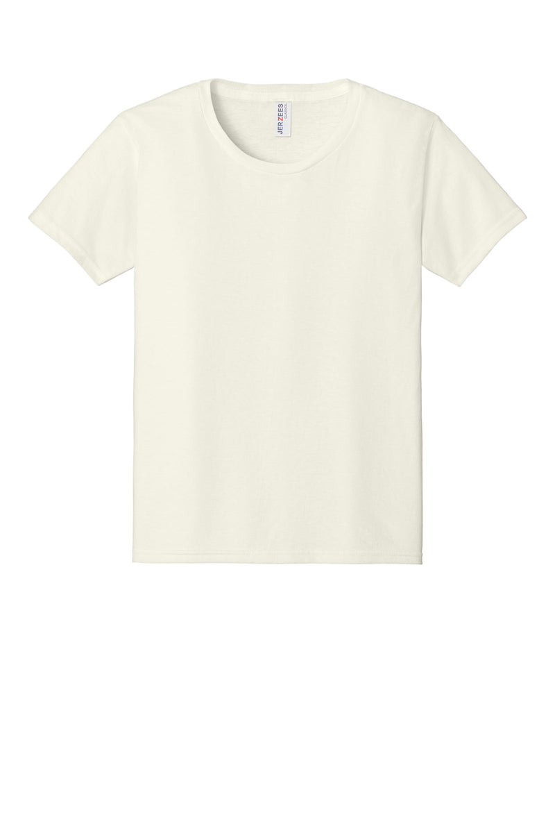 Jerzees Classics Youth Cotton T-Shirt - Sweet Cream Heather