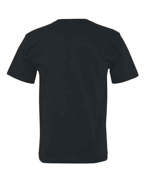 Unisex USA-Made Midweight Pocket T-Shirt - Black
