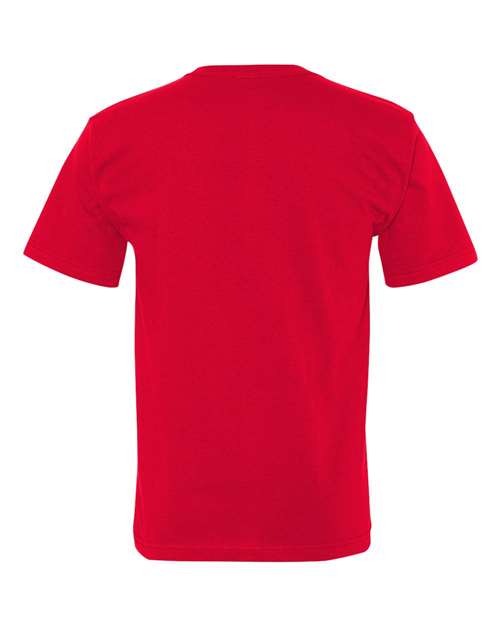 Unisex USA-Made Midweight Pocket T-Shirt - Red