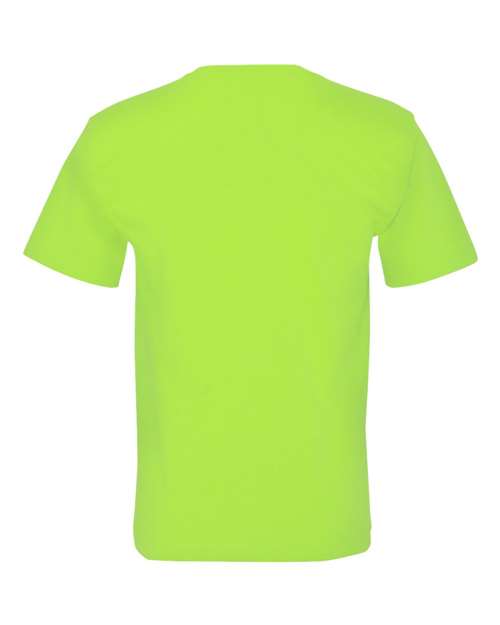 Unisex USA-Made Midweight Pocket T-Shirt - Lime Green
