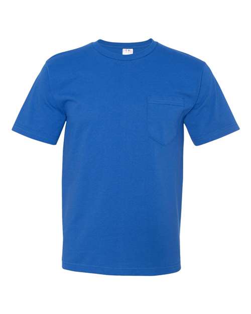 Unisex USA-Made Midweight Pocket T-Shirt - Royal