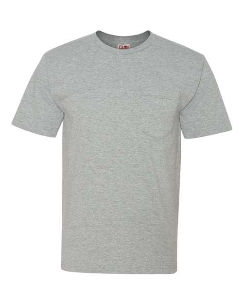Unisex USA-Made Midweight Pocket T-Shirt - Dark Ash