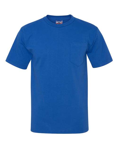 Unisex Union-Made Pocket T-Shirt - Royal Blue
