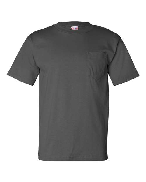Unisex USA-Made Pocket T-Shirt - Charcoal