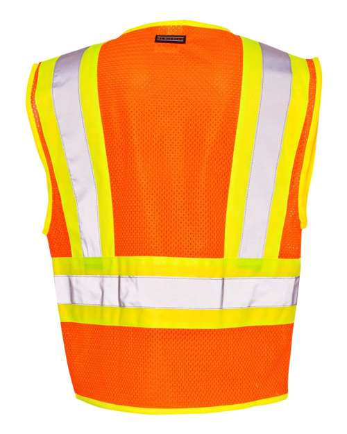 Unisex Ultra-Cool™ Contrasting Mesh Vest - Orange