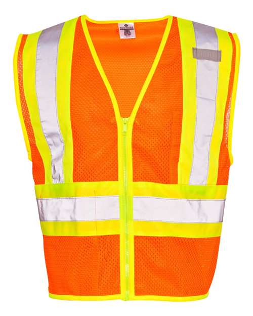 Unisex Ultra-Cool™ Contrasting Mesh Vest - Orange