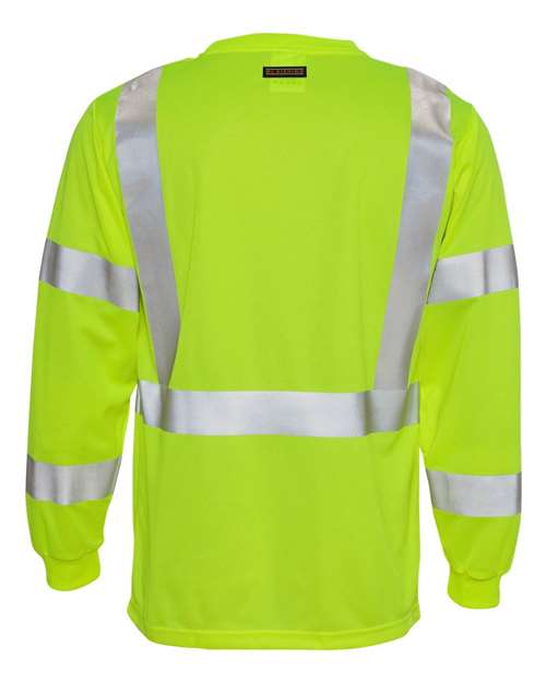 Unisex Long Sleeve Class 3 T-Shirt - Lime