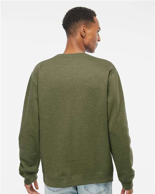 Unisex Midweight Crewneck Sweatshirt - Army Heather