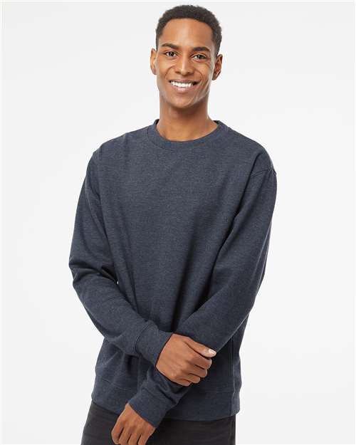 Unisex Midweight Crewneck Sweatshirt - Classic Navy Heather