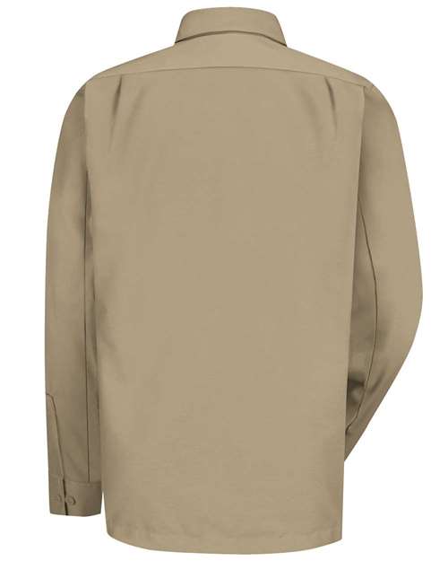 Men's Long Sleeve Work Shirt - Khaki