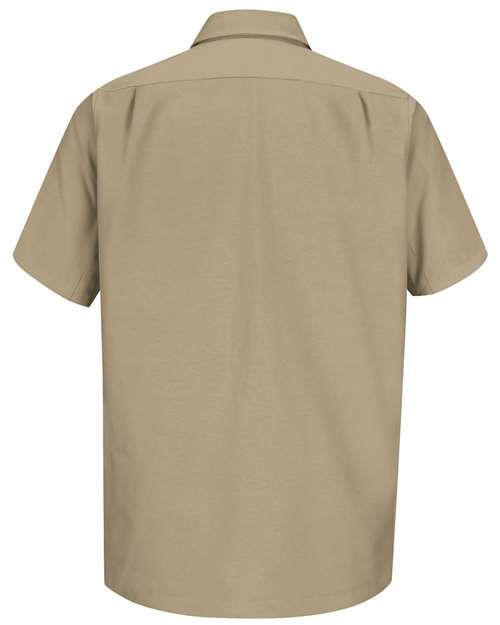Men's Short Sleeve Work Shirt - Khaki