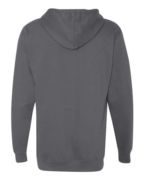 Unisex Midweight Hooded Sweatshirt - Charcoal