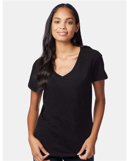 Women's Perfect-T V-Neck T-Shirt - Black