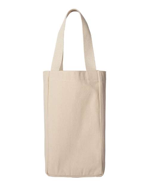 Double Bottle Wine Tote - Natural