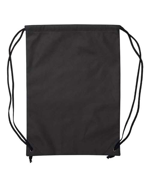 Non-Woven Drawstring Backpack - Black