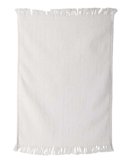 Fringed Towel - White