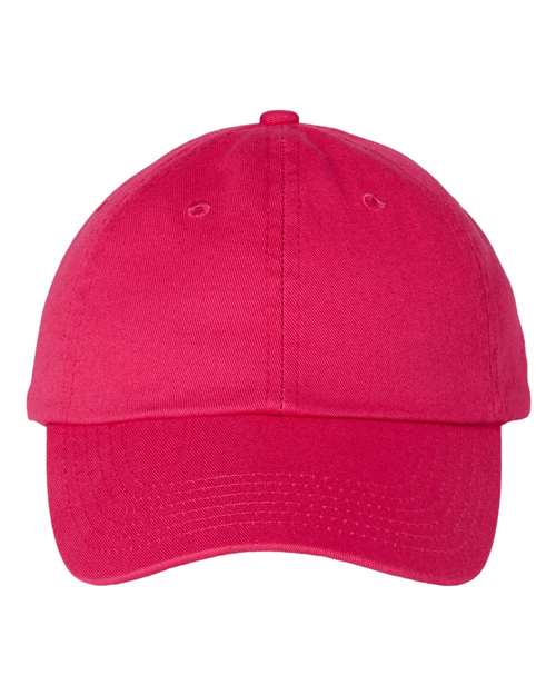 Bio-Washed Classic Dad Hat - Neon Pink