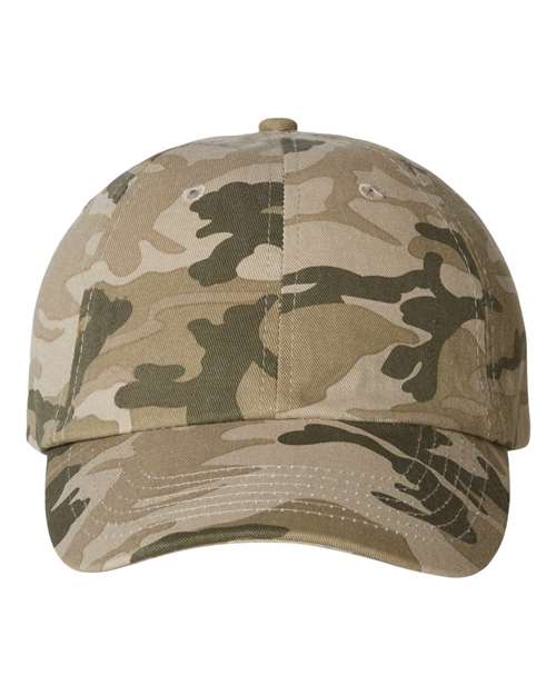 Bio-Washed Classic Dad Hat - Tan Camo