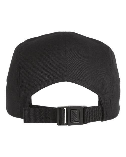 Classic Jockey Flat Bill Cap - Black