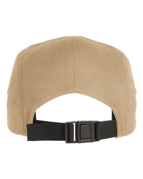 Classic Jockey Flat Bill Cap - Khaki