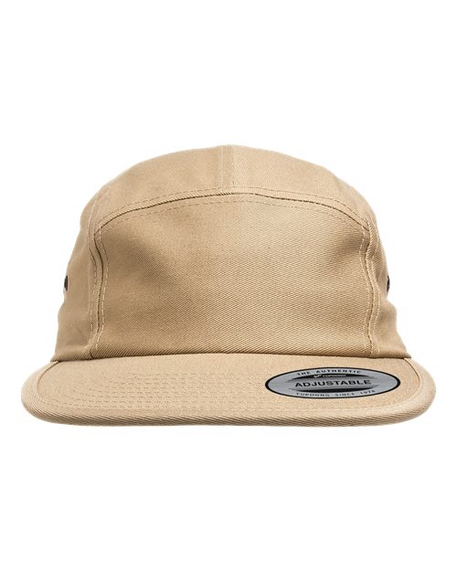 Classic Jockey Flat Bill Cap - Khaki