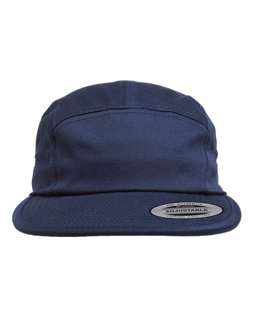 Classic Jockey Flat Bill Cap - Navy