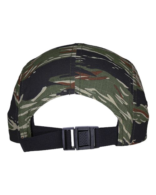 Classic Jockey Flat Bill Cap - Tiger Camo