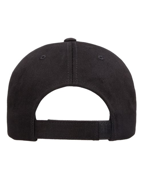 Structured Brushed Twill Cap - Black