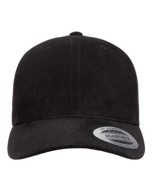 Structured Brushed Twill Cap - Black