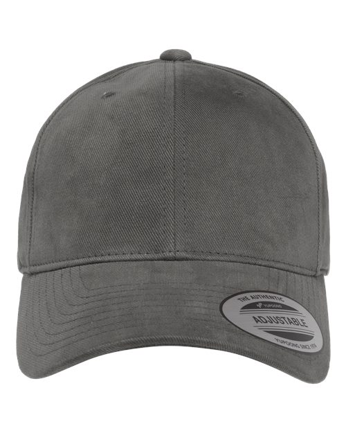 Structured Brushed Twill Cap - Dark Grey