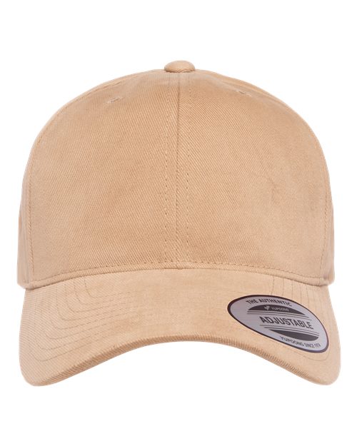 Structured Brushed Twill Cap - Khaki