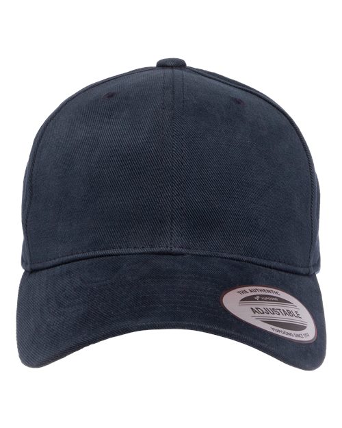 Structured Brushed Twill Cap - Navy