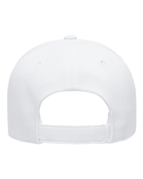 Structured Brushed Twill Cap - White