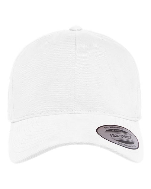 Structured Brushed Twill Cap - White