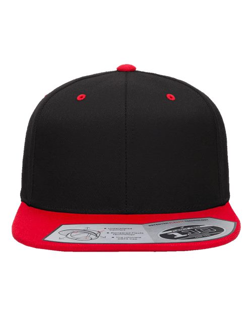 110® Snapback Cap - Black/ Red