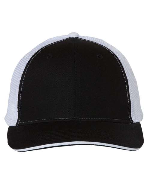 Sandwich Trucker Cap - Black/ White