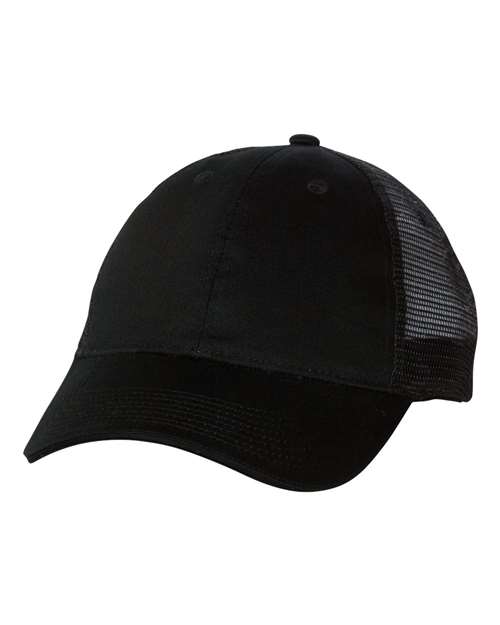 Sandwich Trucker Cap - Black/ Black