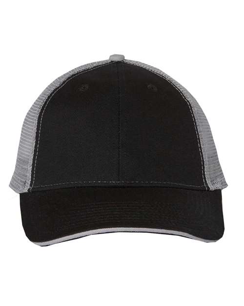Sandwich Trucker Cap - Black/ Grey
