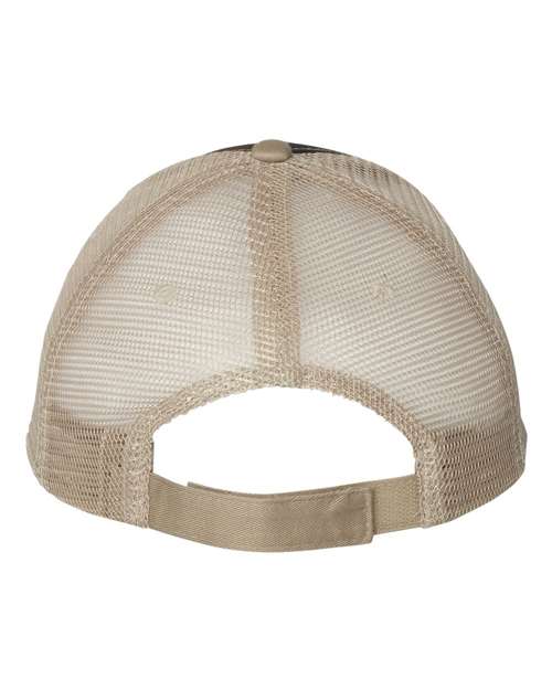 Sandwich Trucker Cap - Green Camo/ Tan