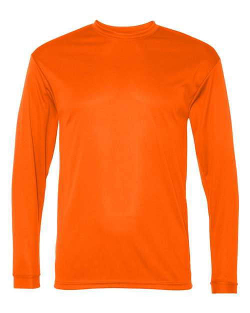 Unisex Performance Long Sleeve T-Shirt - Safety Orange